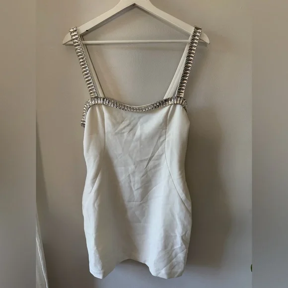 NBD Meralma Mini Dress in White - Picture 2 of 8